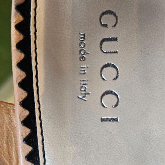 GUCCI Studded leather platform sandals size 38 - Picture 2 of 13